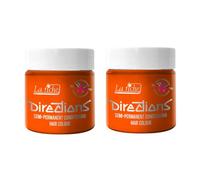 2x La Riche Directions Semi-Permanent Hair Color 100ml Tub - Fluorescent Orange
