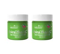 2x La Riche Directions Semi-Permanent Hair Color 100ml Tub - Spring Green