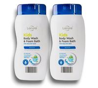 2x Lācurā - Aldi | Kids Body Wash and Foam Bath | pH Balanced, Hypoallergenic & Delicate Formula | 500mL Each