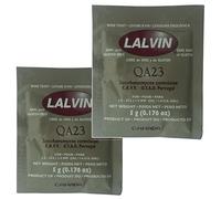 2X Lalvin QA23 White Wine Yeast 5g Sachet 16% Homebrew Wine Making 4.5L-23L