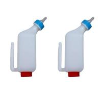 2X Lamb Bottle Holder Feeder Feeding Sheep Goat Milk Drink Little Goat Calf Sheep Nursing With Handle Extra Nipples