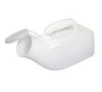 2x Large 1 Litre Male Urinal Bottles - Portable 1000ml Urine Containers For Outdoor Use