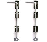 2X Large Garden Gate/Garage Door Drop Bolts - Floor/Ground/Stable Lock Catch