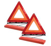 2X Large Warning Car Triangle Reflective Road Emergency Breakdown Safety Hazard