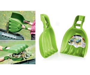 2X Leaf Grabs Grabber Hand Held Collector Gather Leaves Cleaning Garden Scoops