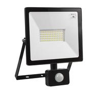 2x LED Floodlight with Motion Sensor 50W 4000lm Outdoor IP44 Security Light HQ