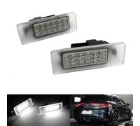 2x LED Licence Number Plate Light White For Clio V Espace V Koleos II Megane IV 5-door Hatchback/Grandtour Scenic IV Talisman Master III Movano B 19-24 GT-R R35 Q50