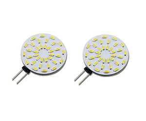 2x LED Light Bulbs G4 2 W 12 V AC/DC Dimmable Warm White 120° LED Halogen Replacement 36 SMD