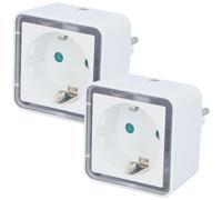 2X LED Night Light Socket Dawn Sensor Light Sensor Night Lamp Wall Lamp