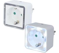 2X LED Night Light Socket Dawn Sensor Light Sensor Night Lamp Wall Lamp