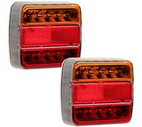 2x LED Tail Light Rear Light Turn Signal 12V Trailer Tractor Digger Loader