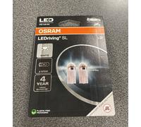 OSRAM LEDriving SL, ≜ W5W, White 6000K, Double Blister (2 lamps), LED Retrofit, offroad use only
