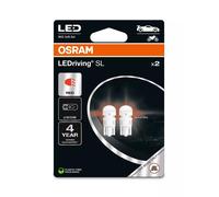 2x LEDriving SL LED W5W 501 6,000 Kelvin White Car Bulbs Osram 2825DWP-2BL
