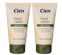 2x Lidl - Cien - Hand Cream Moisturising - Keeps moist for up to 24 hours - 75mL Each