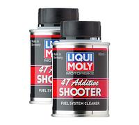 2x Liqui Moly 3824 Motorbike 4T Motorbike Shooter 80 ml | Danger, OEM 53845