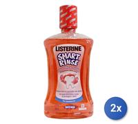 2x Listerine Mouthwash 500 Ml Junior Smart Rinse 6+