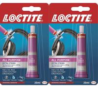 2x Loctite All Purpose Extra Strong Home Craft Office School Adhesive Glue 20ml