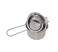 2x Long Handle Candle Crucible Double Boiler Stainless Steel DIY