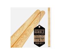 2x Long Wooden Broom Handle Mop Snow Shovel Outdoor Replacement 1/8"