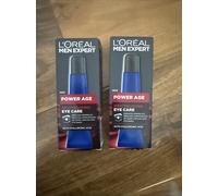2X L'Oréal Men Expert Power Age Revitalising Eye Care 15ml
