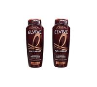 2X L'Oreal Paris Elvive Full Resist Aminexil Rinforzante Shampoo 250ml