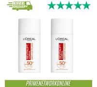 2x L'Oreal Revitalift Clinical Vitamin C SPF 50+ Daily Anti-UV Fluid 50ml ⭐⭐⭐⭐⭐