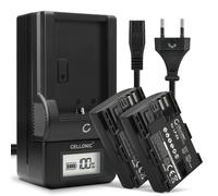 2x LP-E6 LP-E6N Battery & LCD Smart Charger for Canon WFT-E5 EOS 60D EOS 7D
