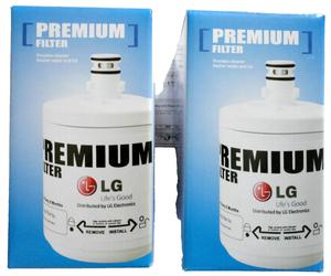 2x LT500P LG fridge water filter for AquaHouse EcoAqua FinerFilters IcePure