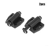2x Magnetic Drawer Latch for Kitchen and Bathroom Cupboard Doors, Easy Touch Release Mechanism
