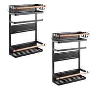 2x Magnetic Refrigerator Rack Shelf Side Organizer Fridge Washing Machine Holder