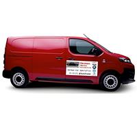 2x Magnetic SIGNS Van/Car PERSONALISED Signs 420MM X 420MM FREE designing