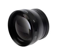 2X Magnification Telephoto Lens & Adapter Tube For Panasonic DMC-LX3 LX3 Digital Camera