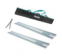 2X Makita 1.5M Guide Rail For Sp6000 Plunge Saws + Carry Bag + Connector