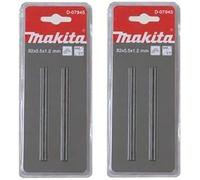 2X Makita D-07945 82mm Reversible TCT Planer Blades Twin Pack -Fits Bosch Dewalt