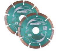 2x Makita D-61123 SEG Diamond Cutting Disc 115mm Blade Concrete Stone Cutter