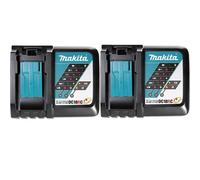 2X Makita Dc18Rc 18V 22Min Intelligent Fast Lithium Battery Charger Black By Buyaparcel