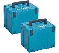 2x Makita MAKPAC Stacking Connector Tool Case Systainer TYPE 4 396 X 296 X 315