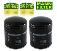 2X Mann-Filter W930/21 Oil Filter Engine For VW Passat Audi A4 A6 A8 Skoda