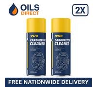 2x Mannol - Carburetor Body Cleaner Spray Aerosol Engine Cleaner 400ml