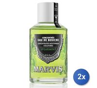 2x Marvis Mouthwash 120 ml Spearmint