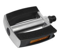 2x Marwi Trekking Pedals SP-828 SANDBLOCK - Aluminium, Non Slip, Silver/Black