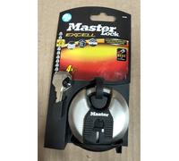 2x Master Lock M40EURD Excell Stainless Steel Discus 70mm Padlock