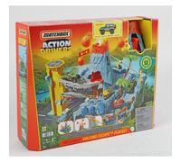2x Matchbox Action Drivers Playset Volcano Eruption Toy Car Vehicle