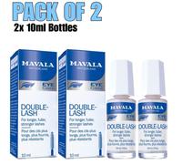 2x MAVALA Double Lash Eyelash Lengthening Stronger Full Lashes Night Serum 10ml