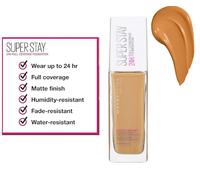 2X Maybelline Superstay 24H Full Coverage Foundation 60 Caramel