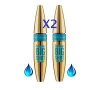2X Maybelline The Colossal Big Shot Waterproof Mascara Black Sealed