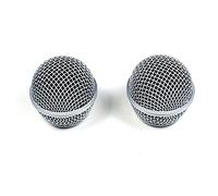 2x Mesh Microphone Grille For Shure SM58 565SD LC Microphone, Original Color