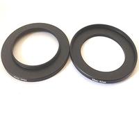 2x Metal 46-62mm Step Up Rings Screw Adapter D-SLR Video Cameras Lens Connect Size 46mm To 62mm Filter Circle Diameters Holder Film Connector Focus-ing Digital Camera Photo-graphy Parts Accessories