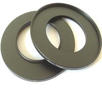 2x Metal 49-77mm Step Up Rings D-SLR Video Camera Lens Connect Size 49mm To 77mm Filter Aperture Connecting Adapter Circle Screws Photo Picture View Fix-ed Connector Photograph Parts Accessories