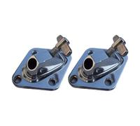 2x Metal Floor Tom Drum Leg Brackets Racks Support Maintenance Repair Stand Lightweight Easy to Install Plate Clamps